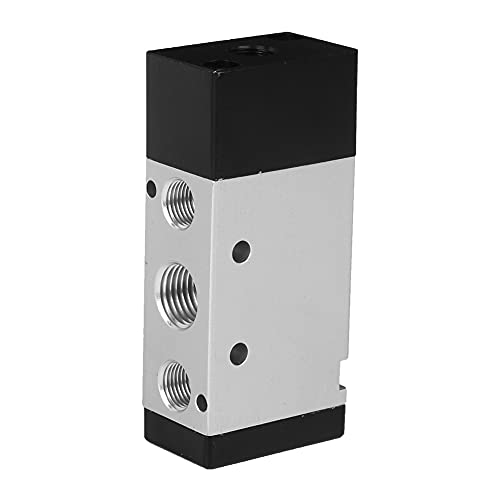 Pneumatische Steuerventil Aluminiumlegierung 5-Wege-Luftventil für mechanisches Zubehör (4A110-06 G1/8 “) von outdoorm