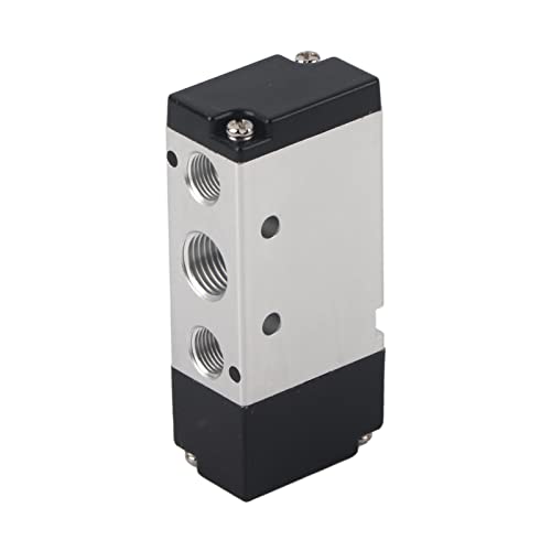 Pneumatische Steuerventil Aluminiumlegierung 5-Wege-Luftventil für mechanisches Zubehör (4A210-08 G1/4 ”) von outdoorm