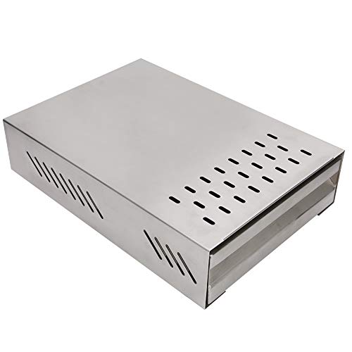 Schubladen-Typ Kaffee gemahlener Klopf behälter Eimer box mit Rod Gute Puffer leistung weniger Lärm 2,5 l Kapazität Weiß Rot Silber Kaffee Studio Büro Eisen Farbe Gummi (Silber) von outdoorm