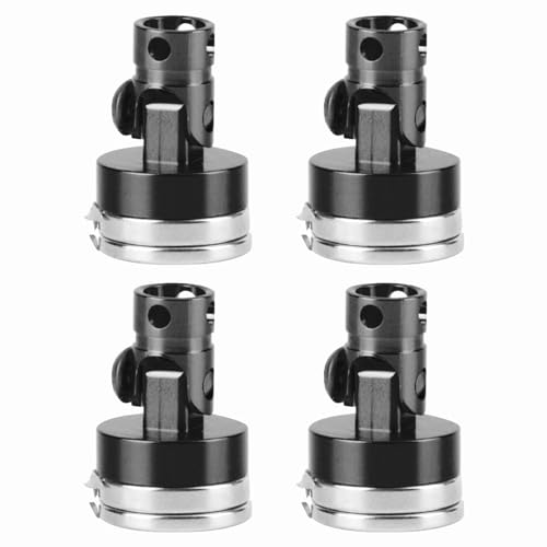 Starker Magnet -RC -Autoschalensäulepost für axiale SCX10 1/10 RC -Automodell (Schwarz) von outdoorm