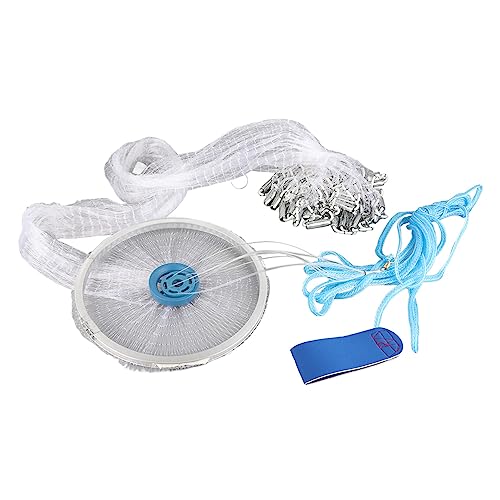 TRAGBARE LANGLEBIGE Hand Throw Fish MESH NET Catch Fishing Network Trap Accessory FÜR Fischerei ENTHUSIASTEN (3m) von outdoorm