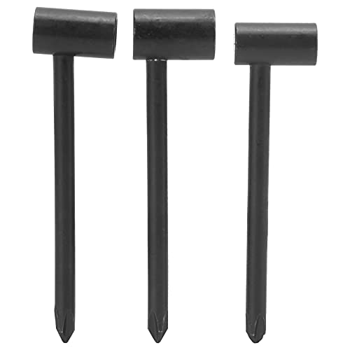 outdoorm Guitar Hex -Schraubenschlüssel -Set -Stange -Instrument -Werkzeuganpassung DIY Kit für Taylor PRS Jackson Ibanez Elektrische Akustikgitarren (Schwarz 6,35 mm+7mm+8mm drei Sätze) von outdoorm