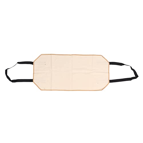 outdoorm Leinwand Brennholzträger Blockbeutel tragbarer robuster Kleidung große Innenkaminhalter in Innenräumen (Beige) von outdoorm