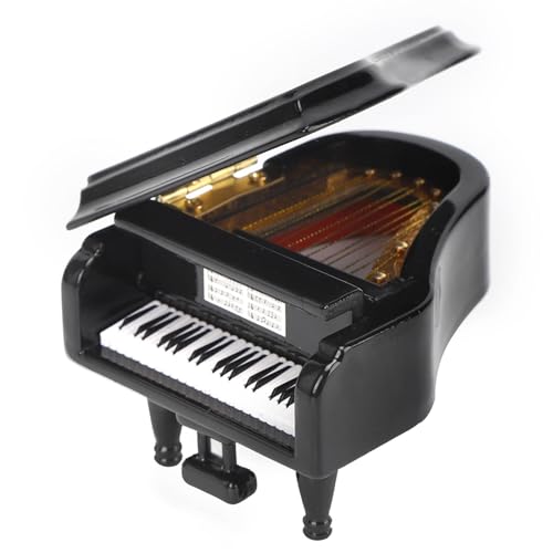 outdoorm Miniatur Klavier Mini Musical Instrument Model Instrumente Ornamente Schöne Dekoration für Home Desk und Office Tisch von outdoorm