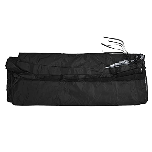 outdoorm Sonnenschattentuch wasserdicht im Freien Möbel Sonnenschatten UV Schutz Stoff Terrasse Garten Schatten Cover Pavillon Yard Terrace Innenhof (Schwarz) von outdoorm
