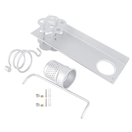 outdoorm Space Aluminium wandmontierte Badezimmerlagerregal Handtuch Rack Tissue Box Set Accessoires von outdoorm