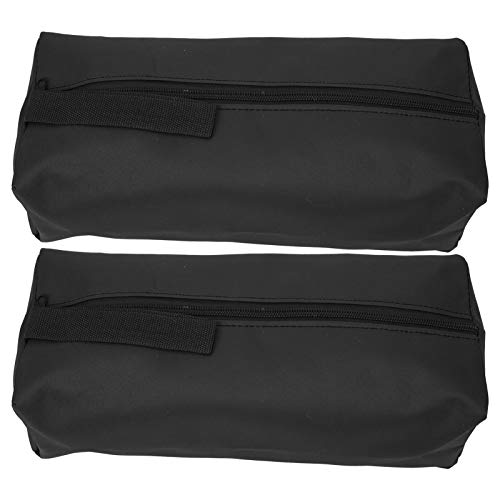 outdoorm Werkzeugtasche Polyester Handwerkzeug Organizer Reißverschluss Außenbeutel für Schraubenzieher Zwei Stücke 30 x 10 x 10 cm Leicht leicht zu tragen Garagenküche (Schwarz) von outdoorm