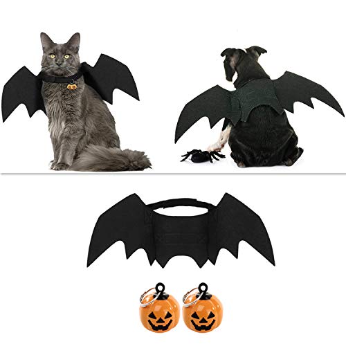 outgeek Halloween Haustier Kostüm Fledermausflügel Cosplay Hundekostüm Katze Kostüm für Party von outgeek