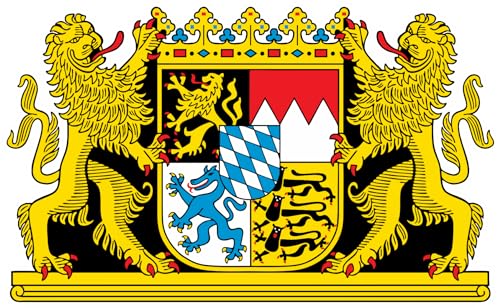 outlaw-rats Bayern Aufkleber Flagge Fahne - PKW Motorrad PC Quad Modellautos Landkarte Urlaub Koffer WM EM A6 von outlaw-rats