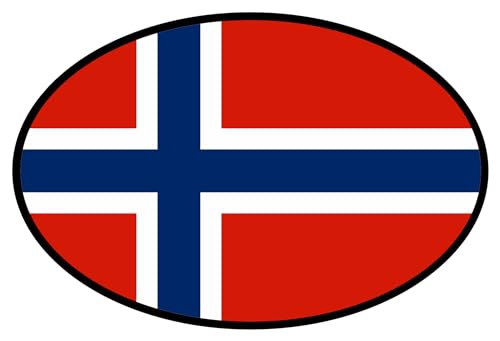 outlaw-rats Norwegen Aufkleber Flagge Fahne - PKW Motorrad PC Quad Modellautos Landkarte Urlaub Koffer WM EM A6 von outlaw-rats