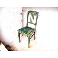 stuhl Türkis Grün Kupfer Patina Vintage von outofnorm