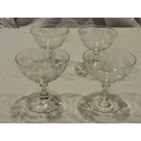 Vintage Geätzten Glaskelche von outoftheatticshop