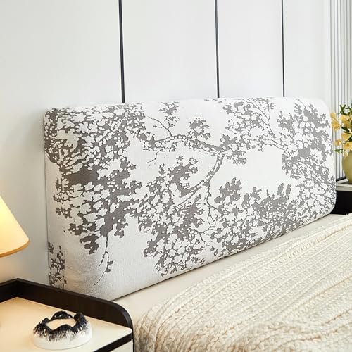 Eleganter Stretch-Bettkopfteilbezug, Universelle Passform Für Dünne/Dicke Kopfteile, Waschbarer, Staubdichter Schutz Für Full Queen King(1,220cm/87in) von ouxei
