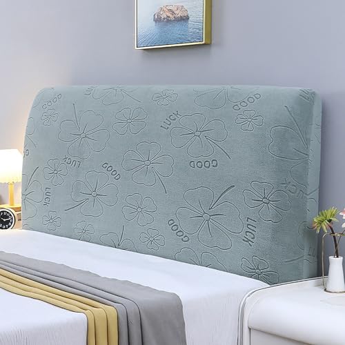 Stretch-Bett-Kopfteilbezug, Extra Weich, Einfarbig, Staubdicht, Waschbar, Für Twin, Full, Queen, King(Green,59in) von ouxei