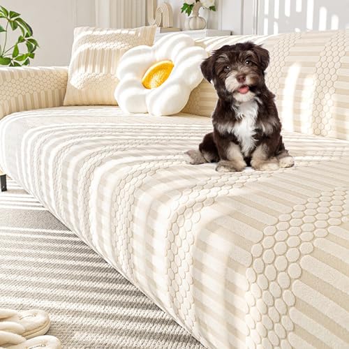 Universal Sofa Slipcover for 1-5 Seats Stretch Couch Cover Washable Anti-Scratch Sofa Slipcover Couch Cushion Cover for All Seasons Pet Friendly Furniture Protector,C1,1 seat 90~140cm(A1,2 seat 145~18 von ouxei