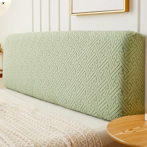 ouxei Elastische Jacquard-Kopfteilbezüge Für Queen/Cal King, Waschbarer, Staubdichter Schutz Für Das Schlafzimmer(BLUK,120cm/47in) von ouxei