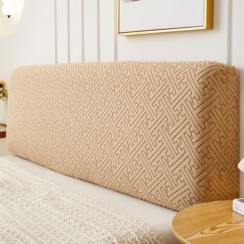 ouxei Elastische Jacquard-Kopfteilbezüge Für Queen/Cal King, Waschbarer, Staubdichter Schutz Für Das Schlafzimmer(D,150cm/59in) von ouxei