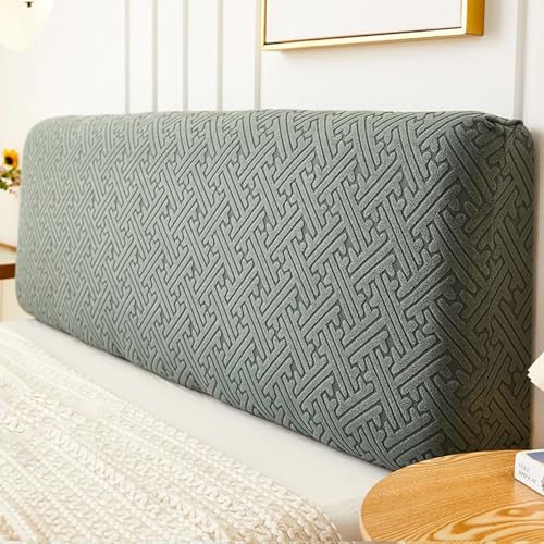 ouxei Elastische Jacquard-Kopfteilbezüge Für Queen/Cal King, Waschbarer, Staubdichter Schutz Für Das Schlafzimmer(E,150cm/59in) von ouxei