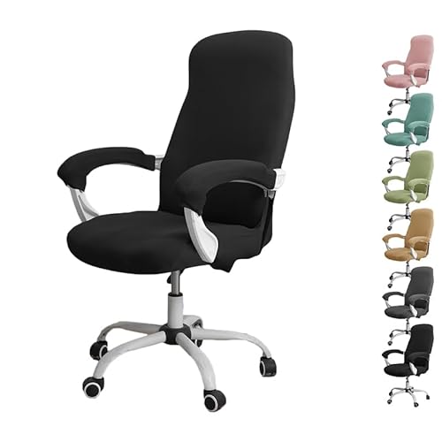 ouxei Stretch-Bürostuhlbezug Mit Reißverschluss – Elastischer Drehstuhlbezug Für Computer-/Gaming-Schreibtische(F 1pcs,Large) von ouxei