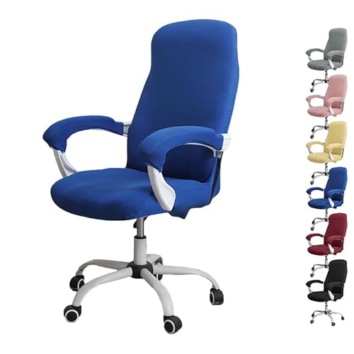 ouxei Stretch-Bürostuhlbezug Mit Reißverschluss – Elastischer Universal-Schonbezug Für Computer-/Schreibtisch-/Drehstühle(D 1pcs,Small) von ouxei