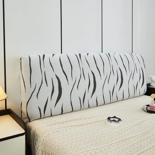 ouxei Stretch-Kopfteilbezug Aus Samt Für Full/Queen/Cal King, Staubdicht, Waschbar, Universelle Passform(E,120cm/47in) von ouxei