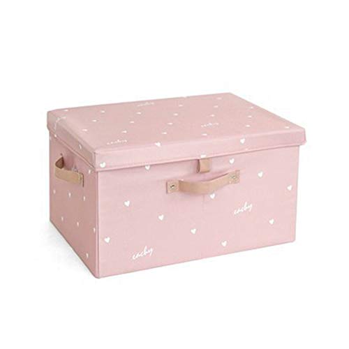 ouyateja Aufbewahrungskörbe, faltbare Aufbewahrungsboxen mit Deckel, Aufbewahrungskörbe, Organizer für Spielzeug, Kleidung und Bücher usw., 2 Stück, Rosa, L ouyateja Aufbewahrungskörbe, faltbare Aufbewahrungsboxen mit Deckel, Aufbewahrungskörbe, Organizer für Spielzeug, Kleidung und Bücher usw., 2 Stück, Rosa, L von ouyateja