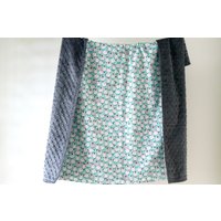 Minky Babydecke. Kinderbettdecke Für Kleinkinder. Aqua Schaf Monogramm Decke. Graue Decke.baumwolle Decke.baby Shower Geschenk von owesley