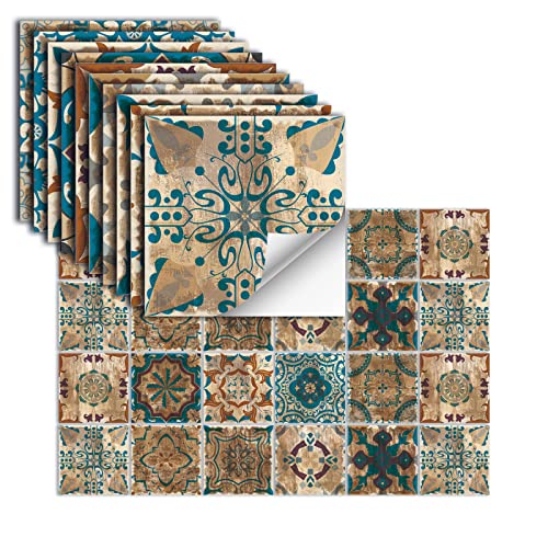 24 Stück Fliesenaufkleber Selbstklebendes Vinyl Wasserdichtwandaufkleber FüR Küche Bad Fliesen Wand Kamin Schrank Dekorationsaufkleber,HZ-43,15 X 15 Cm 24 Stück Fliesenaufkleber Selbstklebendes Vinyl Wasserdichtwandaufkleber FüR Küche Bad Fliesen Wand Kamin Schrank Dekorationsaufkleber,HZ-43,15 X 15 Cm von oxiang