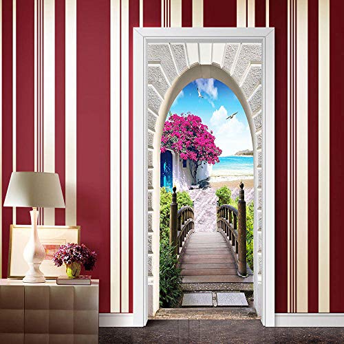3d TüRaufkleber Arch Selbstklebende Wandbild Home Decoration Wandaufkleber Schlafzimmer Wohnzimmer Abnehmbare Poster Art Aufkleber-90x200cm 3d TüRaufkleber Arch Selbstklebende Wandbild Home Decoration Wandaufkleber Schlafzimmer Wohnzimmer Abnehmbare Poster Art Aufkleber-90x200cm von oxiang