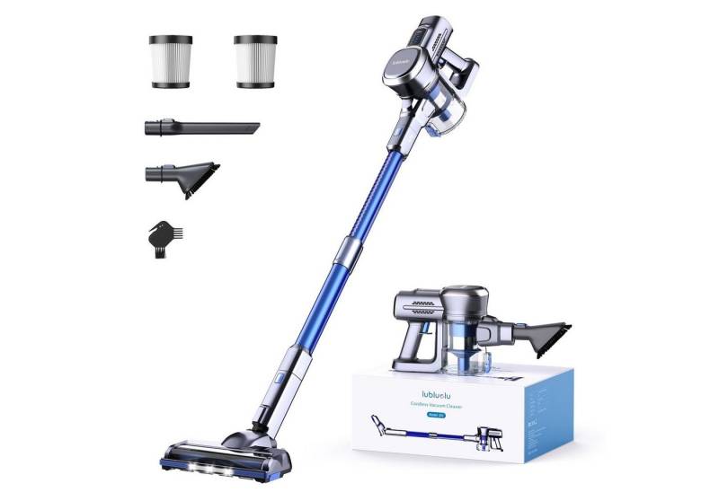 oyajia Akku-Stielstaubsauger kabellos 6in1 Freistehender Akkusauger 25,9V, 220,00 W, beutellos, 50Min. Laufzeit für Hartboden, Teppich, Tierhaare von oyajia