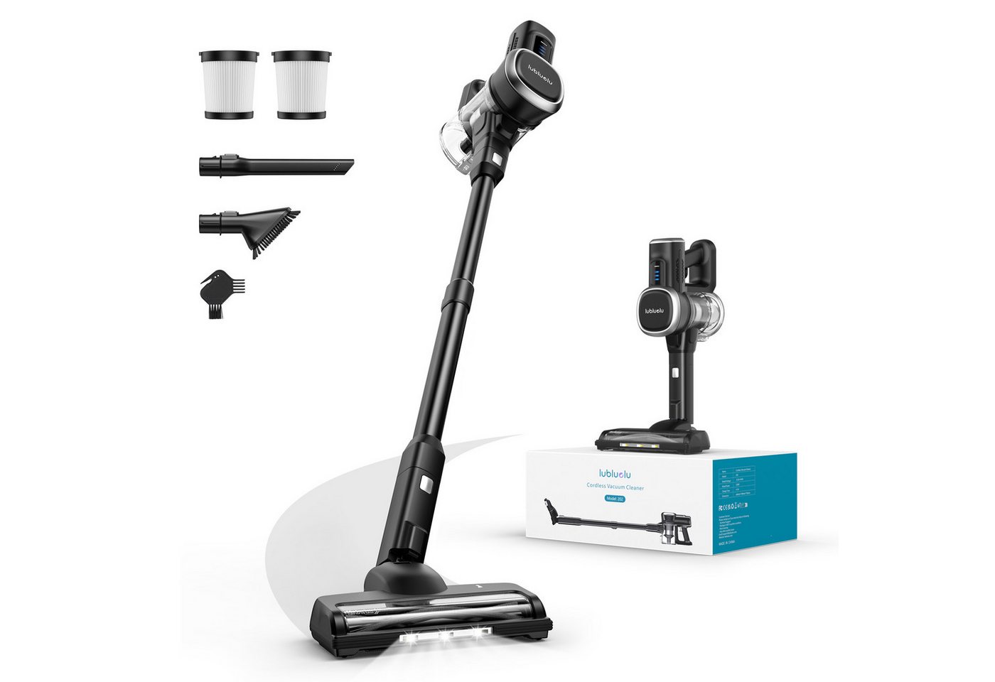 oyajia Akku-Stielstaubsauger kabellos 6in1 Freistehender Akkusauger 25,9V, 220,00 W, beutellos, 50Min. Laufzeit für Hartboden, Teppich, Tierhaare oyajia Akku-Stielstaubsauger kabellos 6in1 Freistehender Akkusauger 25,9V, 220,00 W, beutellos, 50Min. Laufzeit für Hartboden, Teppich, Tierhaare von oyajia