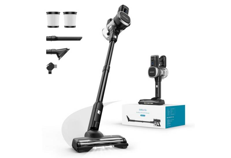 oyajia Akku-Stielstaubsauger kabellos 6in1 Freistehender Akkusauger 25,9V, 220,00 W, beutellos, 50Min. Laufzeit für Hartboden, Teppich, Tierhaare von oyajia