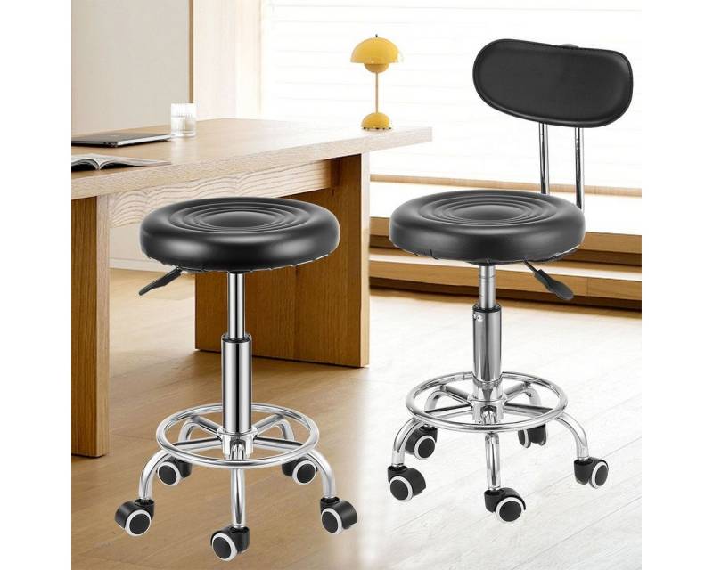 oyajia Drehhocker Höhenverstellbar Barhocker Ergonomie Rollbare Arbeitshocker Drehhocker, Barhocker Kunstleder Barstuhl 360° drehbar, Praxishocker Rollhocker oyajia Drehhocker Höhenverstellbar Barhocker Ergonomie Rollbare Arbeitshocker Drehhocker, Barhocker Kunstleder Barstuhl 360° drehbar, Praxishocker Rollhocker von oyajia