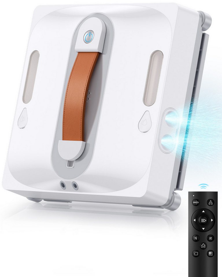 oyajia Fensterputzroboter Fernbedienung mit Dual-Wasserspray Anti-Fall 6500Pa, mit 80ml Wassertank und Sprühfunktion,Außen-und Innenfenster oyajia Fensterputzroboter Fernbedienung mit Dual-Wasserspray Anti-Fall 6500Pa, mit 80ml Wassertank und Sprühfunktion,Außen-und Innenfenster von oyajia