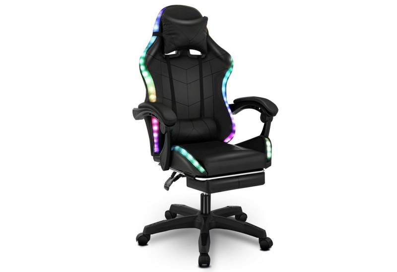 oyajia Gaming Chair Bürostuhl Ergonomischer Gaming Stuhl mit Lordosenstütze Computerstuhl, Verstellbare Massage Lendenkissen, Gamer Stuhl mit Höhenverstellbar oyajia Gaming Chair Bürostuhl Ergonomischer Gaming Stuhl mit Lordosenstütze Computerstuhl, Verstellbare Massage Lendenkissen, Gamer Stuhl mit Höhenverstellbar von oyajia