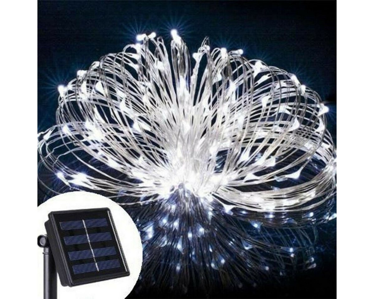 oyajia LED Solarleuchte 12M 100LEDs / 22M 200LEDS Lichterkette LED Solar Kupferdraht Licht, LED fest integriert, warmweiß / kaltweiß/bunt, Wasserdicht IP65 Innen Außen Garten Party Dekor oyajia LED Solarleuchte 12M 100LEDs / 22M 200LEDS Lichterkette LED Solar Kupferdraht Licht, LED fest integriert, warmweiß / kaltweiß/bunt, Wasserdicht IP65 Innen Außen Garten Party Dekor von oyajia