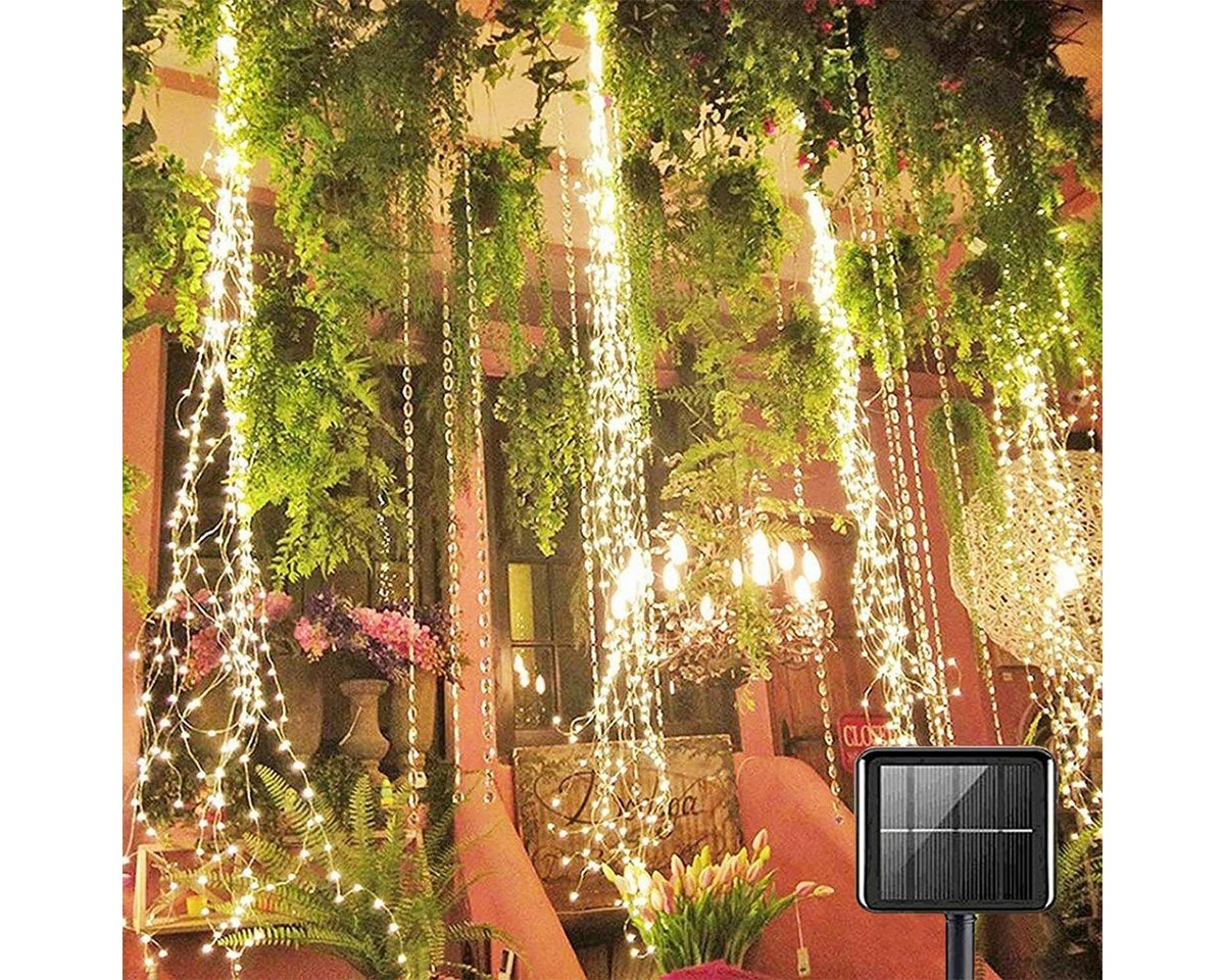 oyajia LED Solarleuchte Star Wasserfall Lichterkette, 5/10 Stränge, IP67 oyajia LED Solarleuchte Star Wasserfall Lichterkette, 5/10 Stränge, IP67 von oyajia