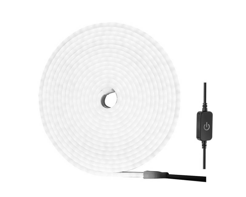 oyajia LED Stripe 12V Neon LED Streifen, 5M Wasserdicht IP65 3000K 6000K LED Lichtband, Silikon Flexibel LED Lichtleiste mit Netzteil und Controller oyajia LED Stripe 12V Neon LED Streifen, 5M Wasserdicht IP65 3000K 6000K LED Lichtband, Silikon Flexibel LED Lichtleiste mit Netzteil und Controller von oyajia