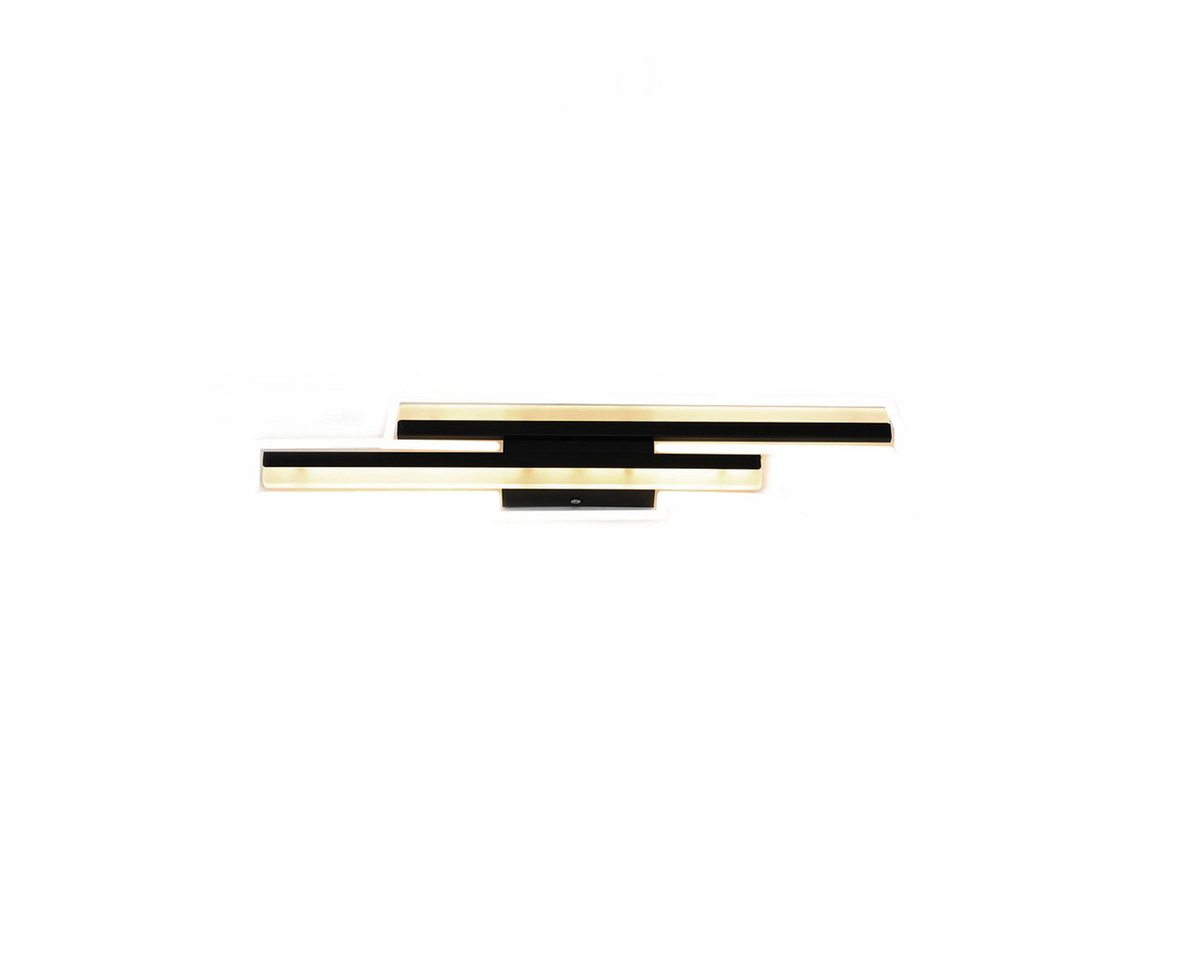 oyajia LED Wandleuchte 16W LED Wandlampe Innen, Kreative Lange Parallele Wandleuchte 50cm, Kaltweiß, Naturweiß, Warmweiß, Schwarz Wandlampe für Wohnzimmer, Korridor, Treppen von oyajia