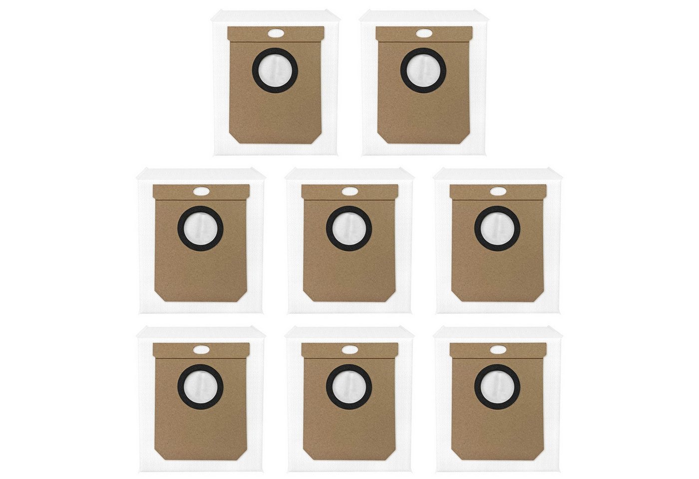 oyajia Staubsaugerbeutel 8 er-Pack Staubsaugerbeutel Mikrofaser Wischtücher, 8 St. von oyajia