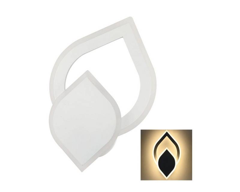 oyajia Wandleuchte Modern LED Wandleuchte, Acryl Lampenschirm Einstellbarer Winkel, LED fest integriert, Warmweiß, Innen Wandlicht Flur Strahler Treppenleuchten,Warmweißes von oyajia