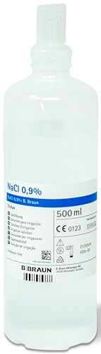 Physiologische Lösung 0,9% Natriumchlorid 500 ml (Packung mit 10 Stück unteilbar) -- von p age