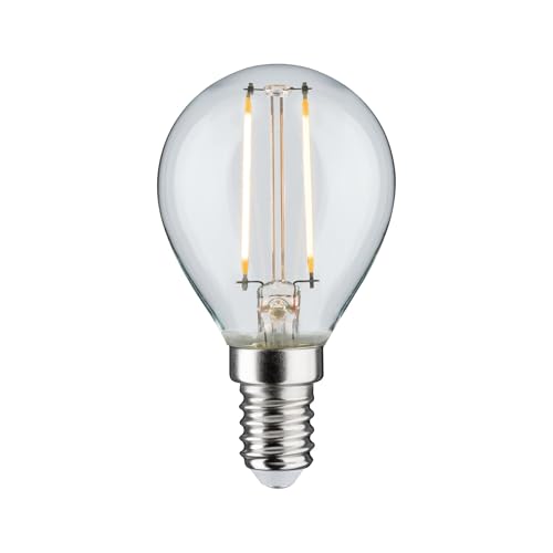Paulmann 28573 LED Lampe Tropfen 2,5W dimmbar Leuchtmittel Klar Birne Beleuchtung 2700K E14 von Paulmann
