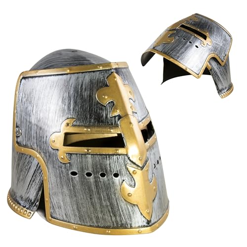 P'TIT Clown re31050 Ritterhelm, Gold und Grau von p'tit clown