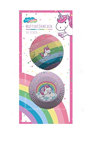 p:os Einhorn 30 Muffinförmchen von p:os