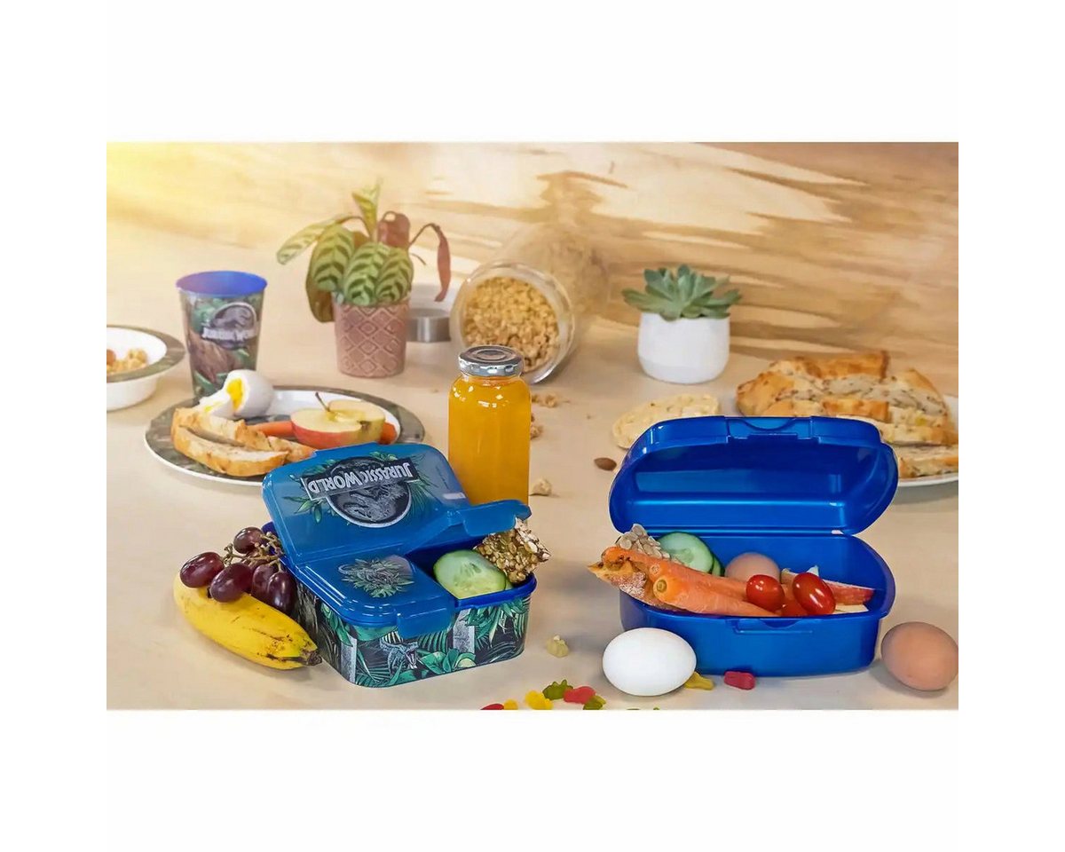 p:os Kindergeschirr-Set Brotdose Jurassic World Urban von p:os