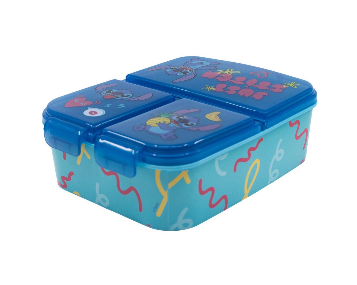 p:os Lunchbox Brotdose Disney Stitch dreigeteilt blau/türkis p:os Lunchbox Brotdose Disney Stitch dreigeteilt blau/türkis von p:os