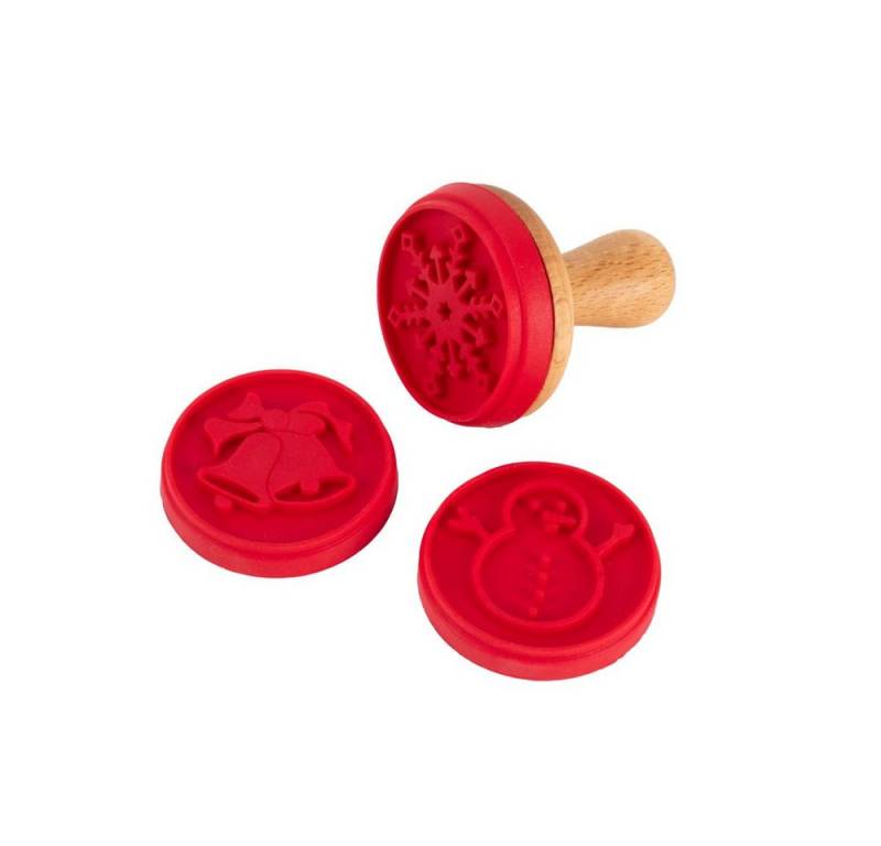 p:os Muffinform Keksstempel-Set - Weihnachten, 4-teilig von p:os