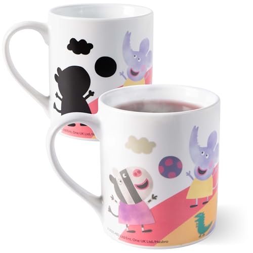 p:os Peppa Pig Zaubertasse mit Farbwechsel 230ml - Mit Thermoeffekt ab 40 °C - Tasse für Kinder - für Mädchen und Jungen, Weiß p:os Peppa Pig Zaubertasse mit Farbwechsel 230ml - Mit Thermoeffekt ab 40 °C - Tasse für Kinder - für Mädchen und Jungen, Weiß von p:os