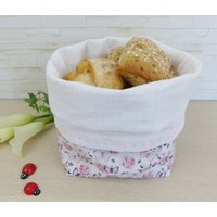 Brotbeutel Brotkorb Brötchenbeutel Ideal Fürs Frühstück 4 in 1/Tasche Für Brot Und Brötchen von pPekee